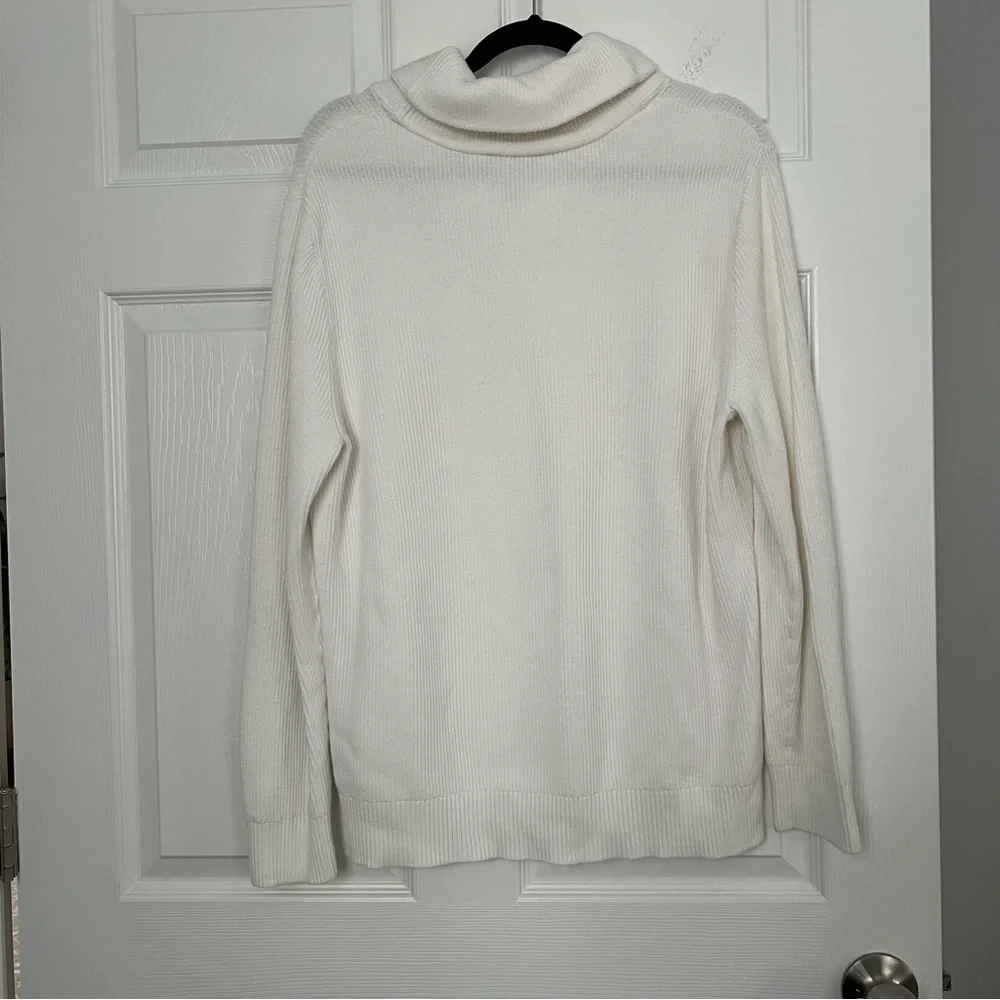 Express white Turtleneck Sweater